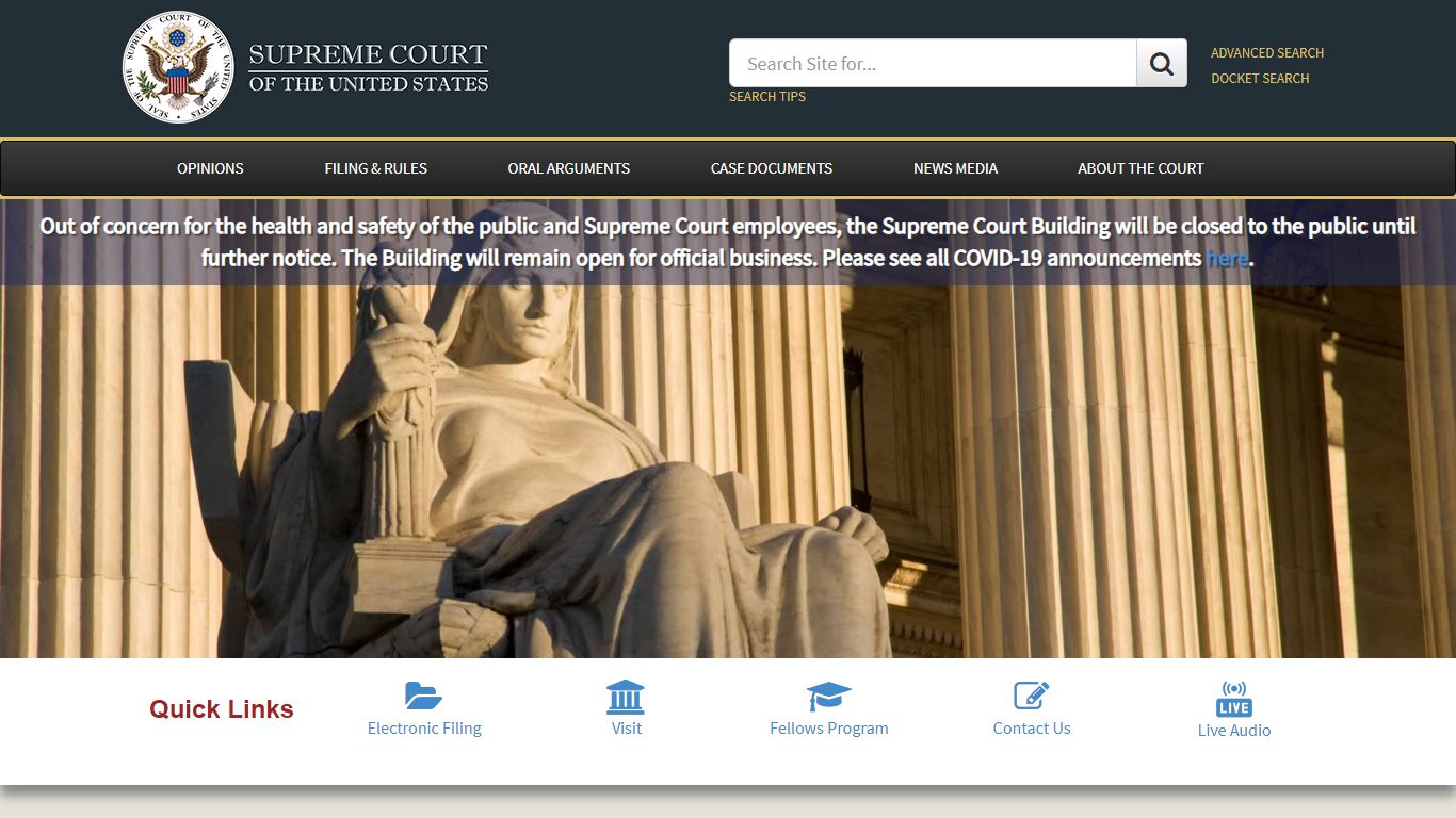 Home - Supreme Court of the United States